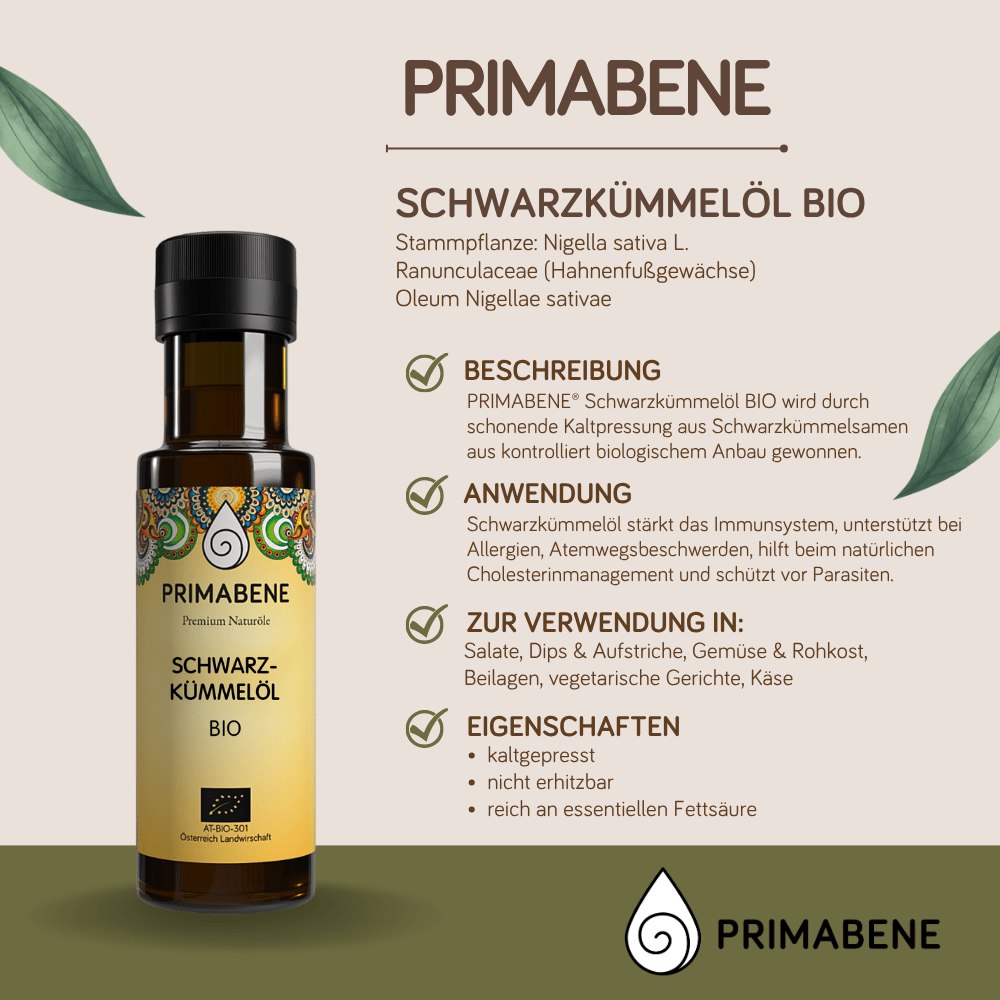 Bild von Schwarzkümmelöl Bio - Speiseöl